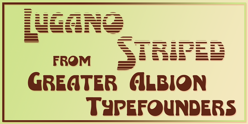 Displaying the beauty and characteristics of the Lugano font family.