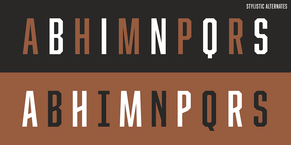 Displaying the beauty and characteristics of the Abolition font family.