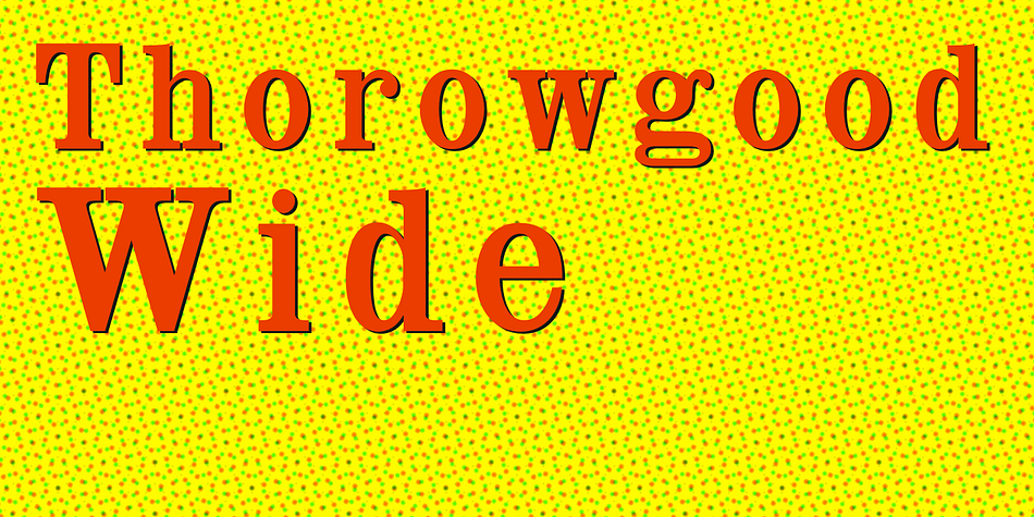 One of the original Clarendon types, an English design, here derived from a specimen taken from an American foundry, no identifying marks.