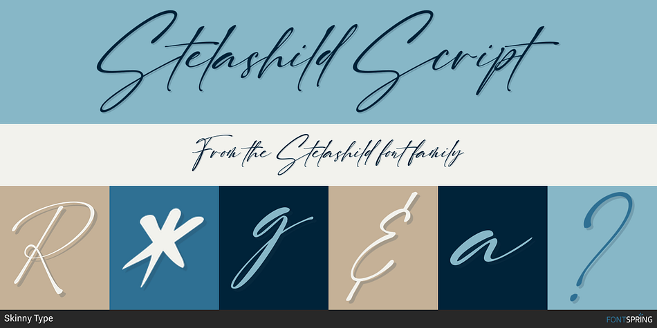 Stelashild Script Font