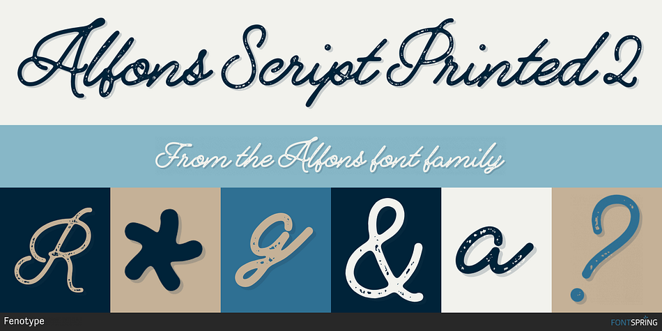 Alfons Script Font