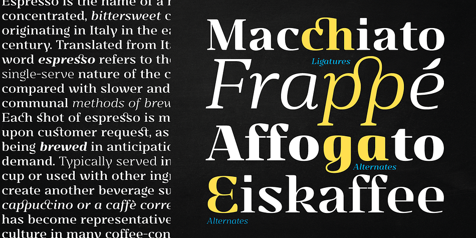 Highlighting the Ounce font family.