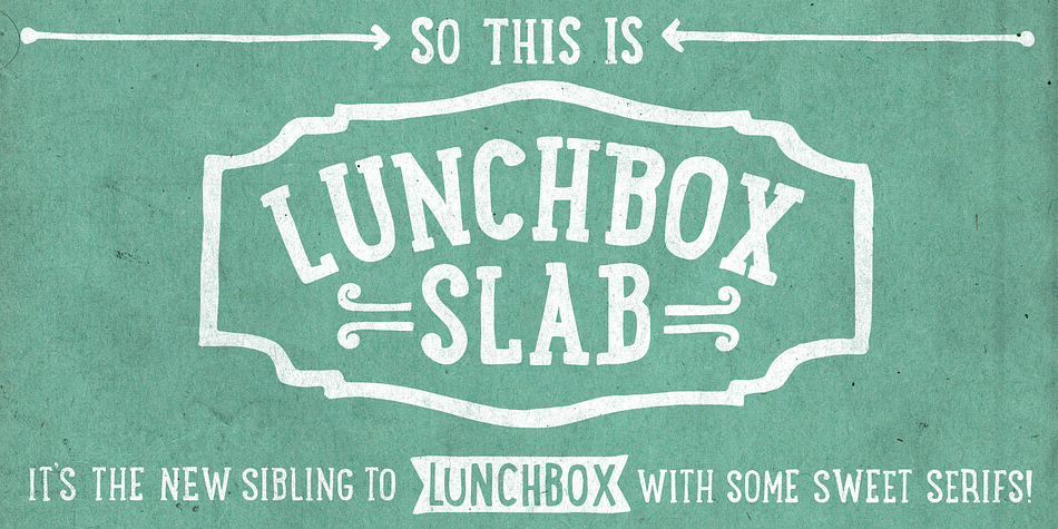 Displaying the beauty and characteristics of the LunchBox Slab font family.