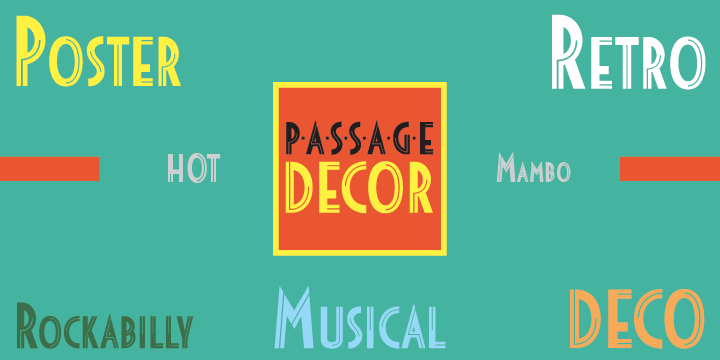 Highlighting the Passage font family.