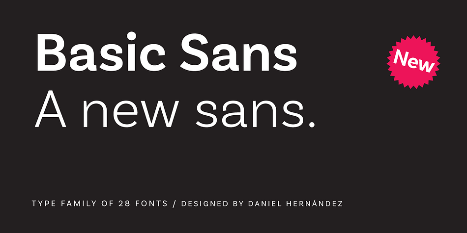 Basic Sans: A new sans.