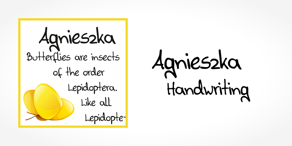 Digitized handwriting fonts are a perfect way to give documents the “very special touch”.