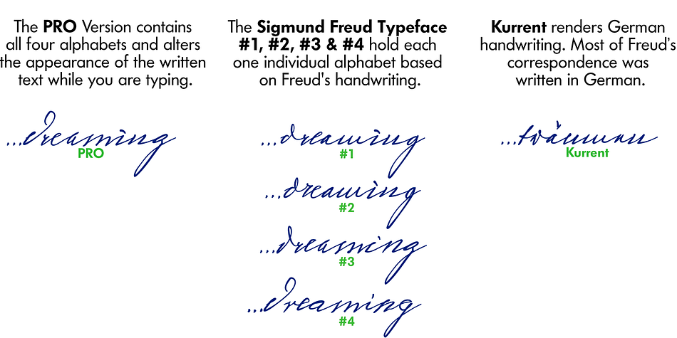 It made me smile to imagine a person writing his or her shrink a letter set in Freud’s handwriting.