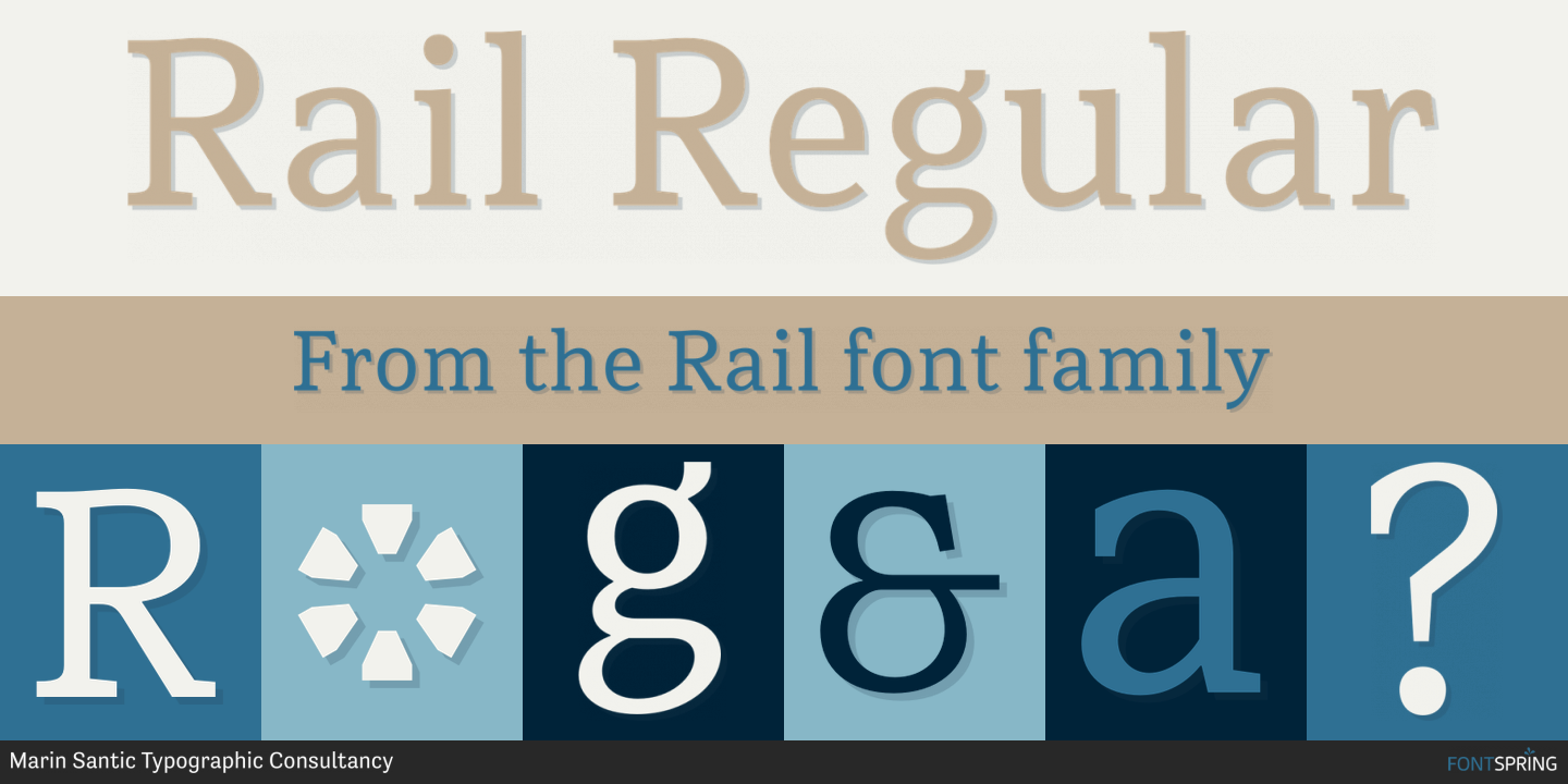 Rail Passenger Font