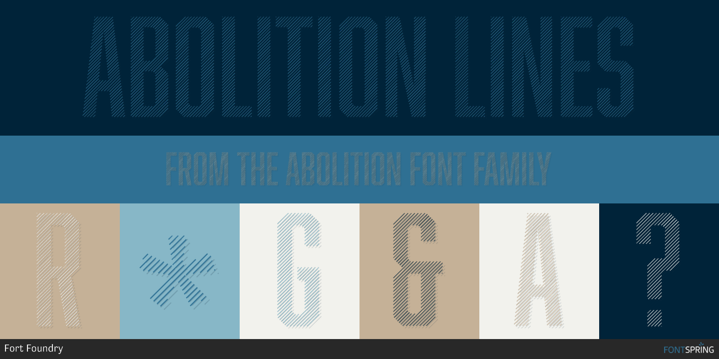 Abolition Lines Font