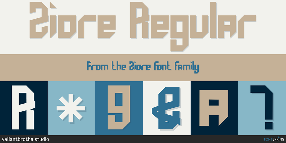 Ziore Regular Font