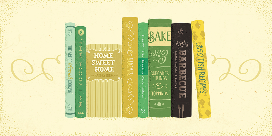 Scrapbooker is a a six font family.