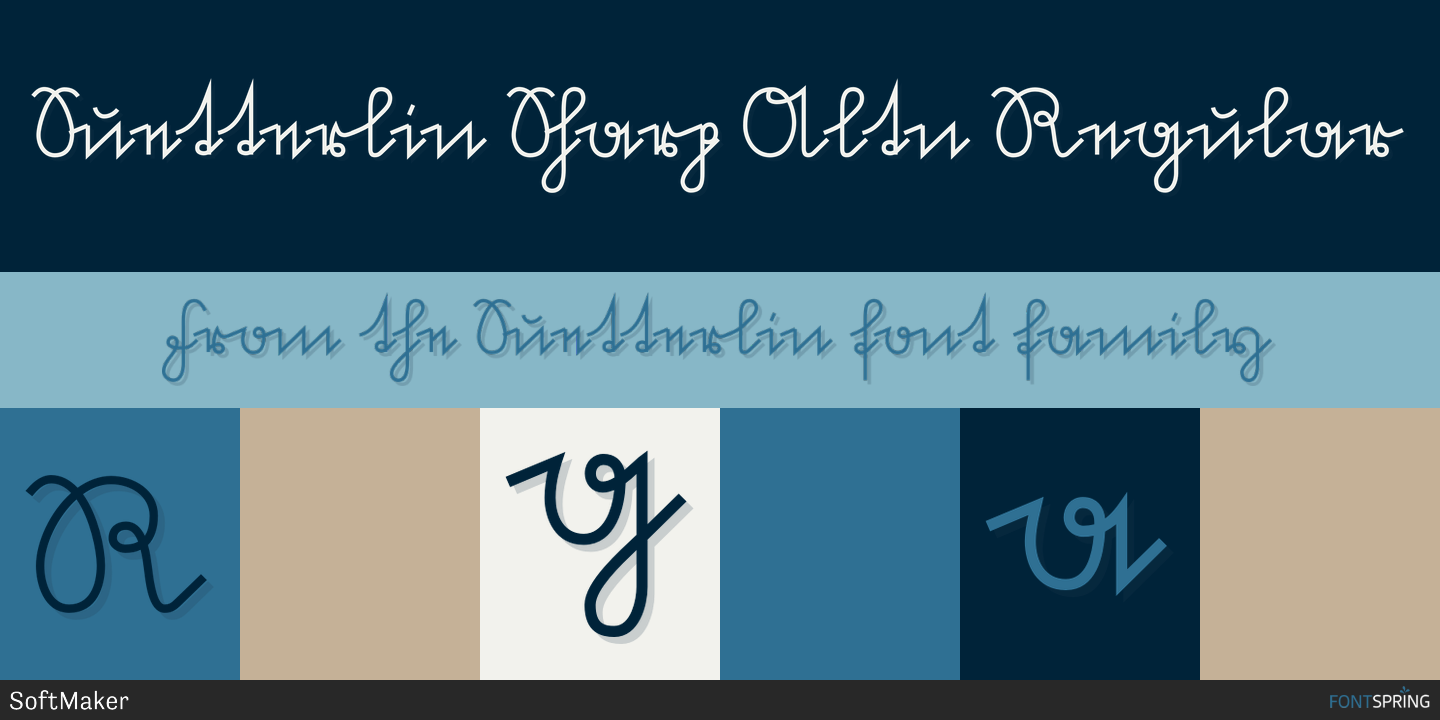 Suetterlin Sharp Altn Regular Font
