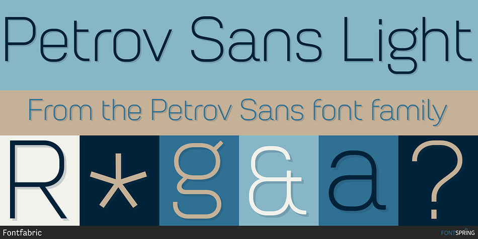 Petrov Sans Light Font