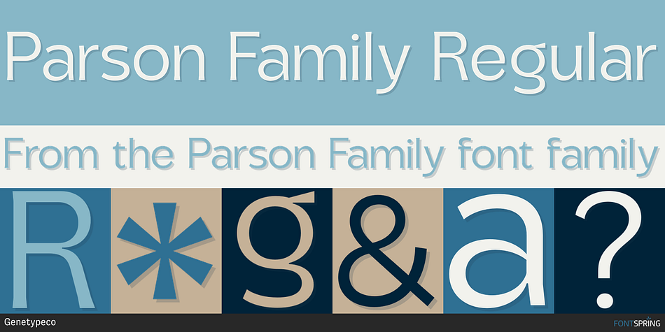 Parson Family Regular Font