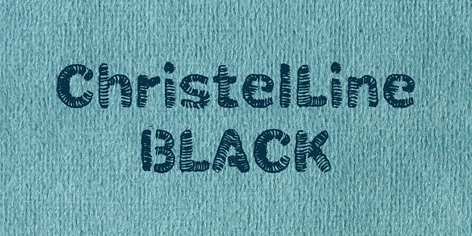 ChristelLine font family sample image.