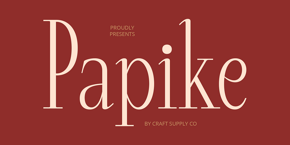 Papike Font