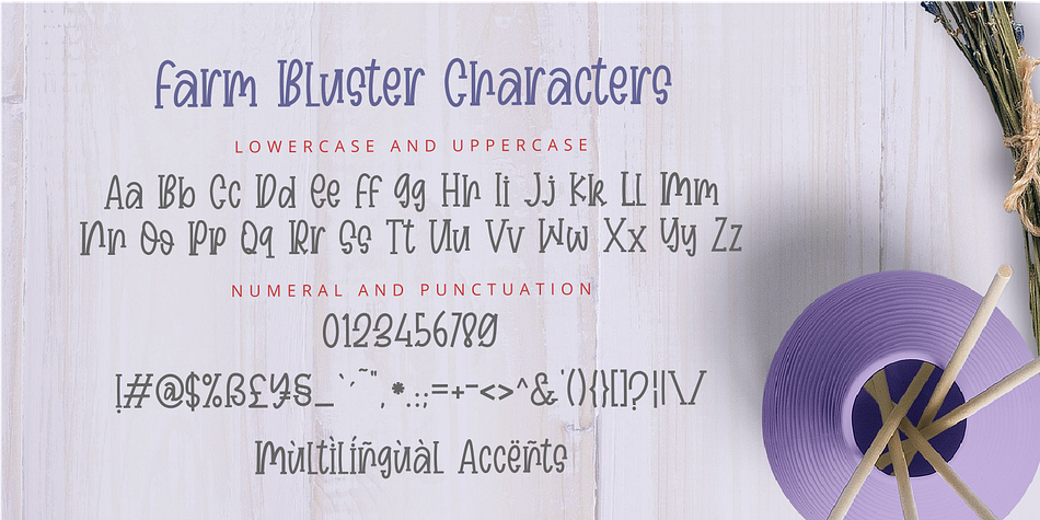 Farm Bluster Font