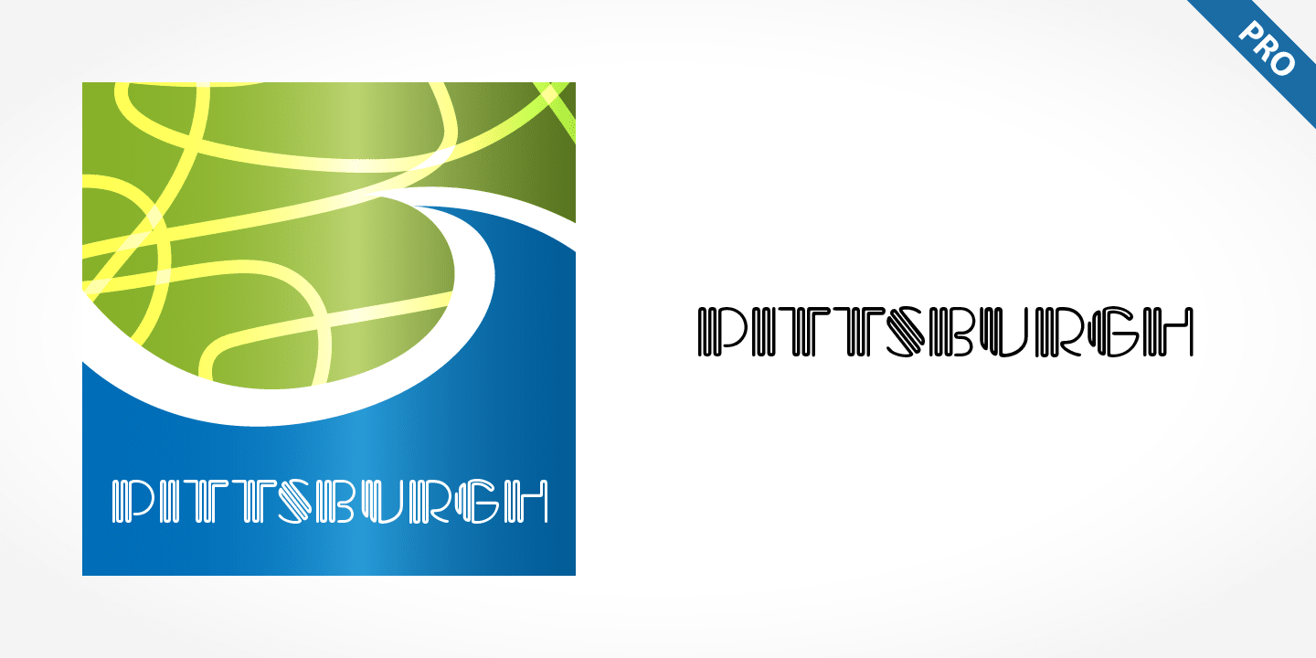 Pittsburgh Pro Font