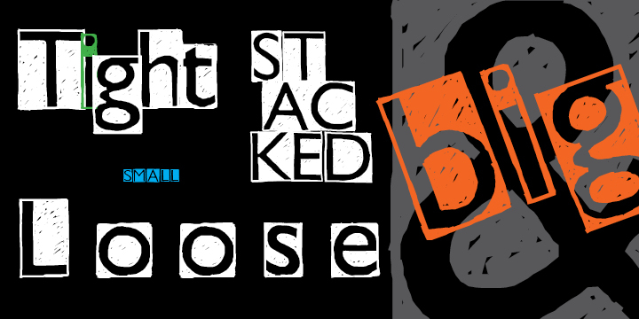 It has a rough, yet modern appearance as it is largely based off the popular Gill Sans (with some modifications).