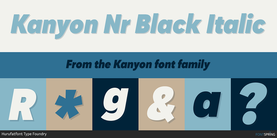 Kanyon Narrow Font