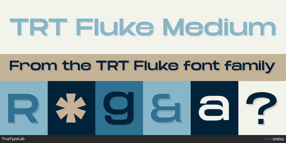 TRT Fluke Medium Font