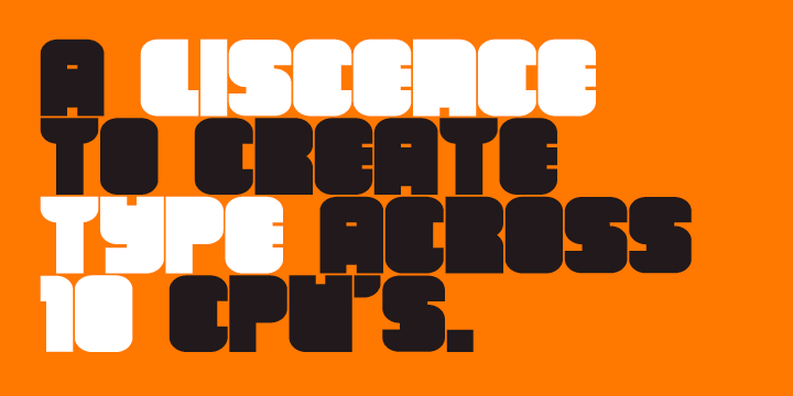 Highlighting the OrangeRoyale font family.