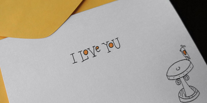 Emphasizing the favorited CardOMat font family.