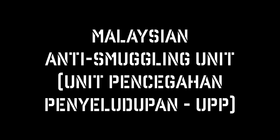 Highlighting the Reload Alt Stencil font family.