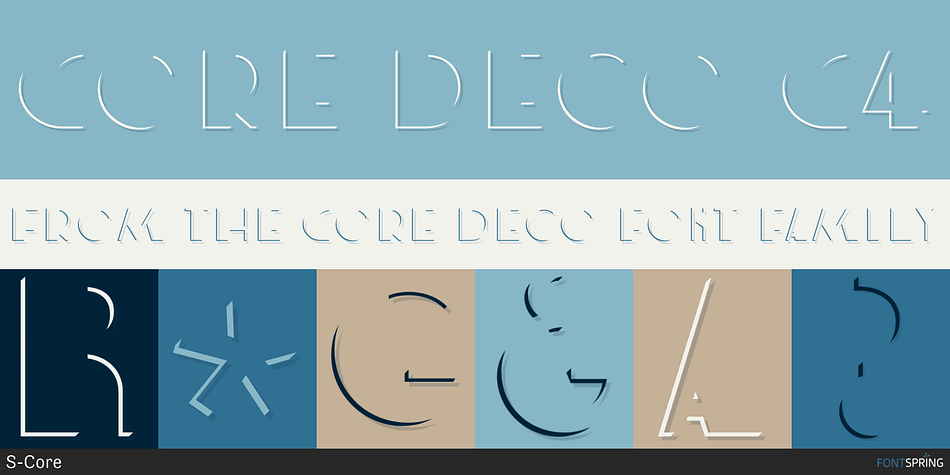 Core Deco C4 Font