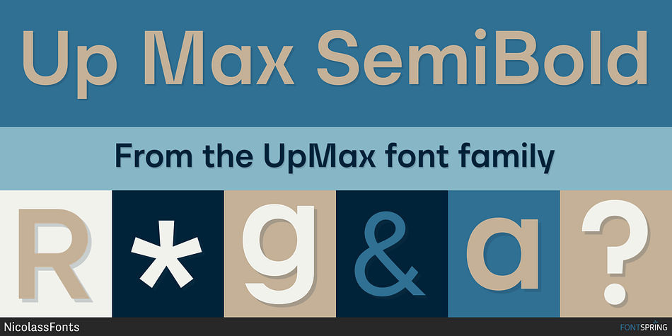 Up Max SemiBold Font