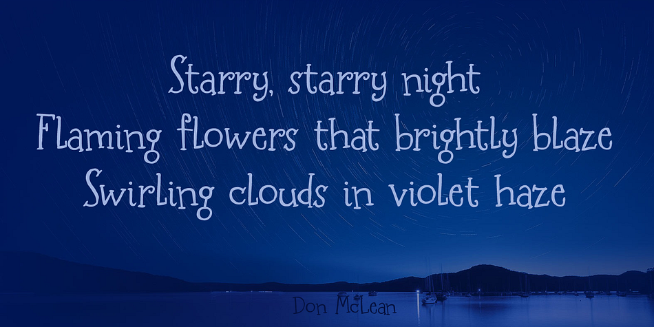 Too bad that you don’t get to see a truly starry night these days - mostly because of light pollution.