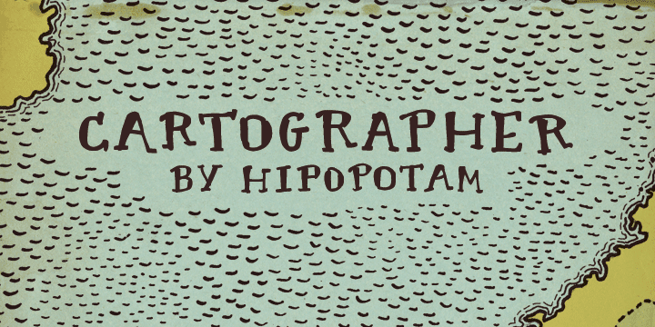 Cartographer by Hipopotam Studio is a hand drawn serif typeface.
