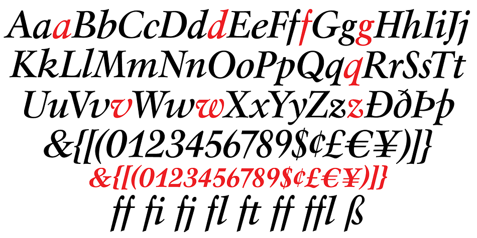 Highlighting the Mauritius font family.