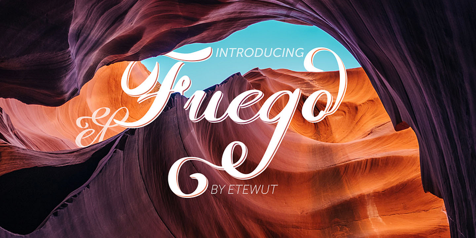 Introducing the new handwritten script el Fuego!