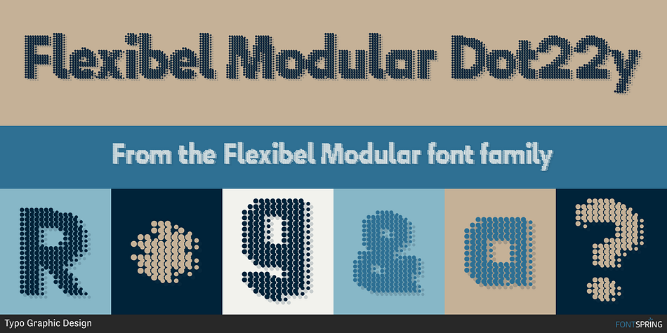 Flexibel Modular Dot22y Font