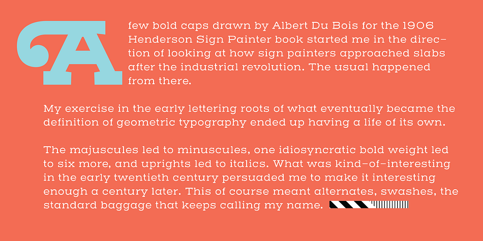 My exercise in the early lettering roots of what eventually became the definition of geometric typography ended up having a life of its own.