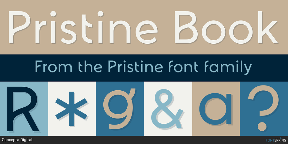Pristine Book Font