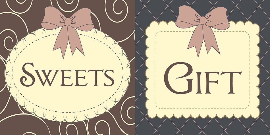 Displaying the beauty and characteristics of the Chocolate Box Pro font family.