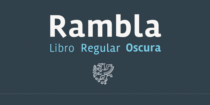 Rambla is a humanist sans for medium-long texts.