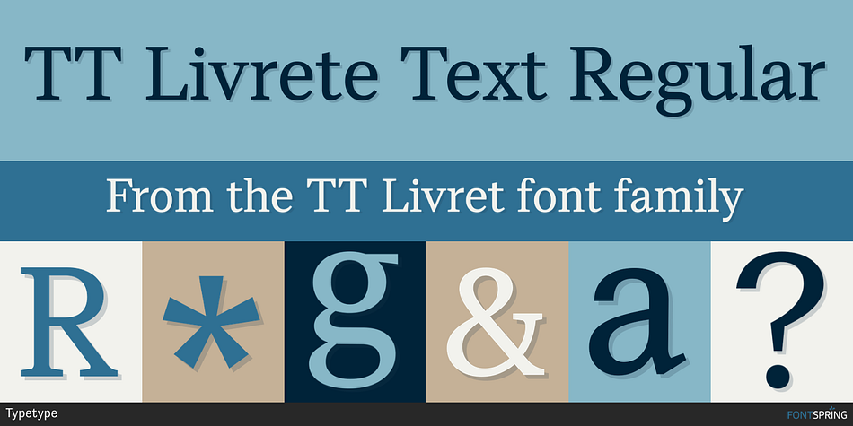 TT Livrete Text Regular Font