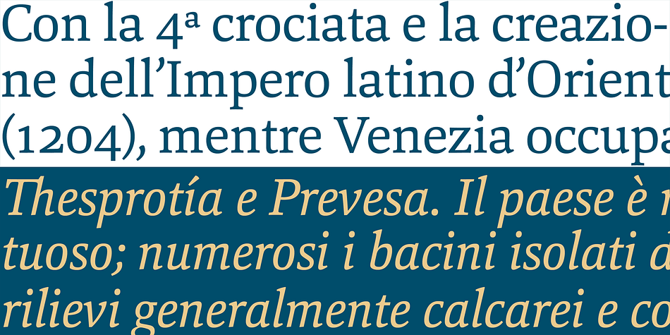 The Marbach family consists of 14 styles and is well suited for ambitious typography.