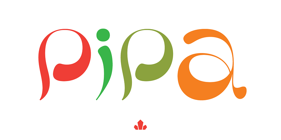 Originally made for a health food store chain we cannot name, Pipa is the embodiment of organic display typography.