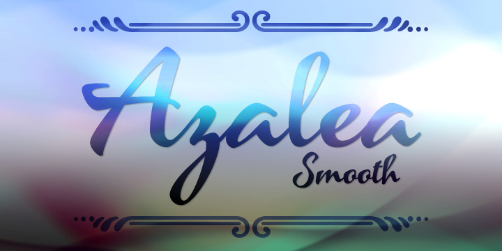 I love big, round, fancy letters – a beautiful flourishing script.