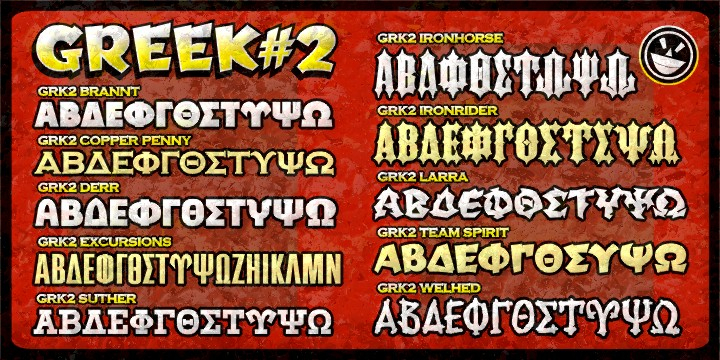 More Greek alphabets for the fraternity and sorority set.