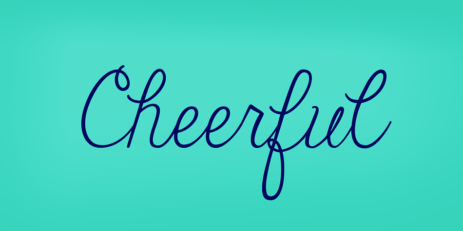 Displaying the beauty and characteristics of the Janda Cheerful Script font family.