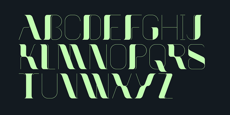 Arx font family sample image.