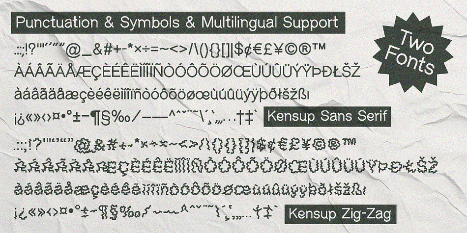 Kenzoo Supplies Font