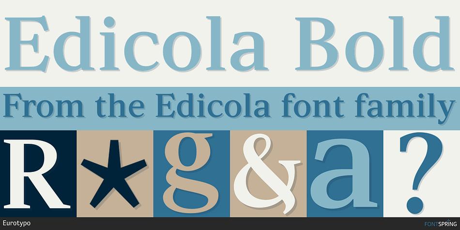 Edicola Bold Font