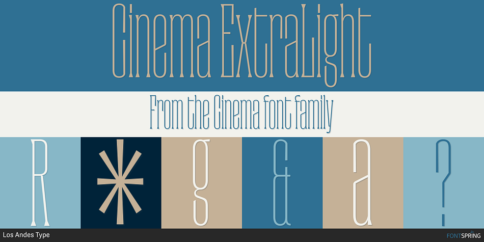 Cinema ExtraLight Font
