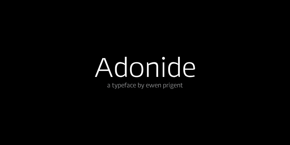 A functional typographic system from La Boîte Graphique, the Adonide family is an elegant design featuring both geometric and grotesque sensibilities.